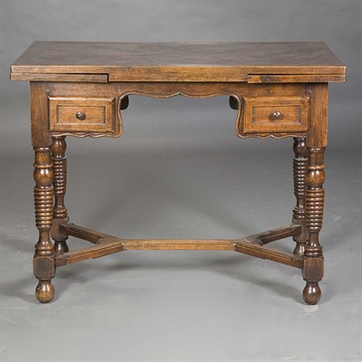 Lot 152 - Victorian Style Carved and Parquetry Inlaid...