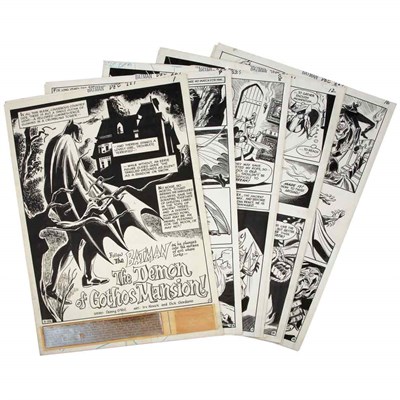 Lot 127 - [ILLUSTRATION ART] [BATMAN]. Complete set of...