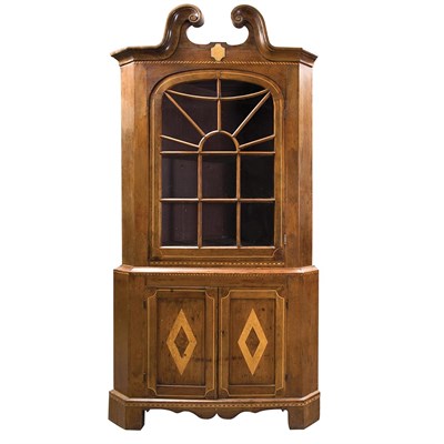Lot 122 - Chippendale Inlaid Cherry, Walnut and Other...