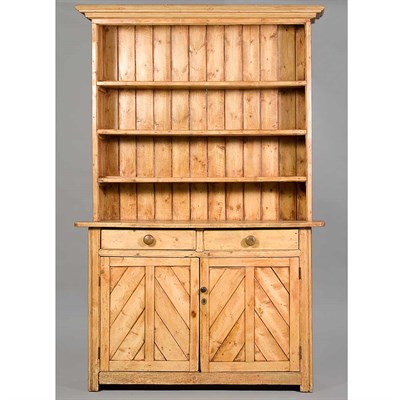 Lot 189 - Country Pine Hutch Height 6 feet 8 inches,...