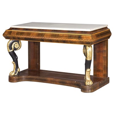 Lot 502 - Continental Neoclassical Painted and Parcel...