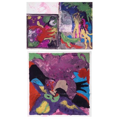Lot 131 - Bob Thompson American, 1937-1966 Untitled,...