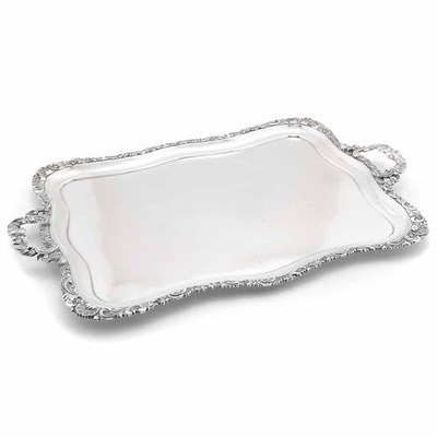 Lot 311 - Russian Silver Tray Adolf Sper, St. Petersburg,...