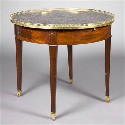 Lot 525 - Louis XVI Style Mahogany Bouillotte Table The...