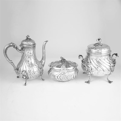 Lot 276 - Group of French Silver Articles Comprising a...