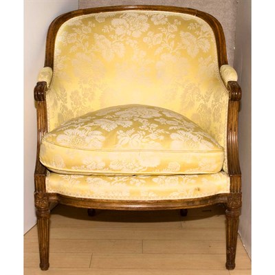 Lot 389 - Louis XVI Beechwood Bergere