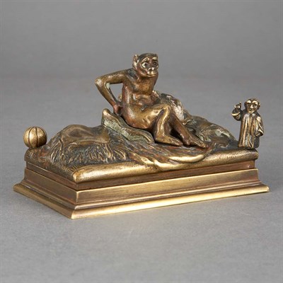 Lot 502 - Austrian Cold Painted Bronze Erotic Figural...