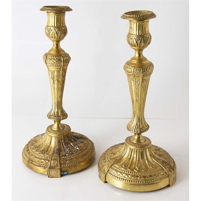 Lot 283 - Pair of Neoclassical Style Gilt-Metal...