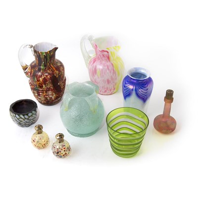 Lot 184 - Group of Glass Table Articles Approximately...