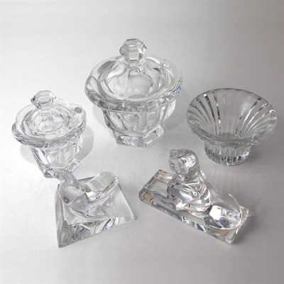 Lot 231 - Group of Baccarat Glass Table Articles...