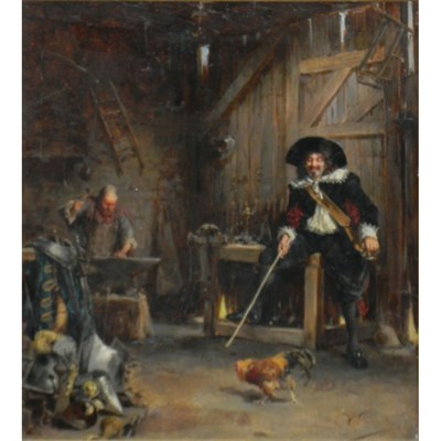 Lot 10 - Alfred Louis Vigny Jacomin French, 1842-1913...