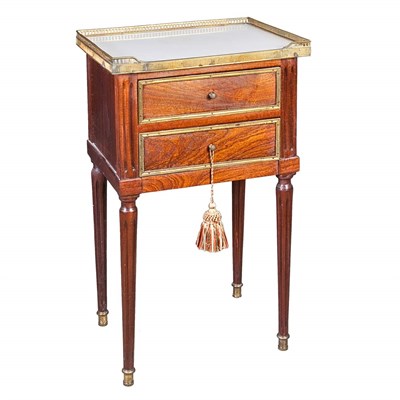 Lot 574 - Louis XVI Style Gilt-Metal Mounted Carved...