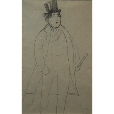 Lot 68 - Kenneth Frazier American, 1867-1949 Man in Top...
