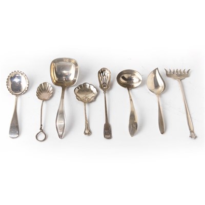 Lot 313 - Group of Sterling Silver Serving Pieces Total...