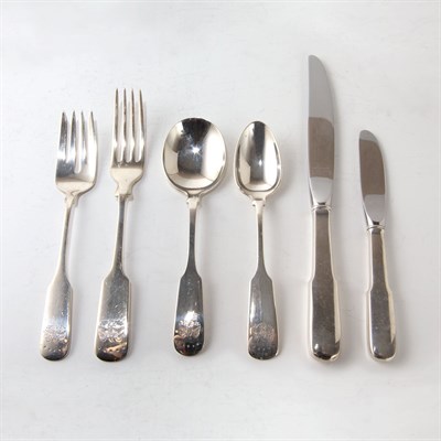 Lot 327 - Sterling Silver Luncheon Service Approximately...