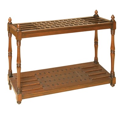 Lot 140 - Victorian Mahogany Cane Stand Height 23 inches,...