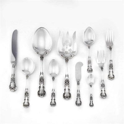 Lot 246 - Gorham Sterling Silver Flatware Service In the...
