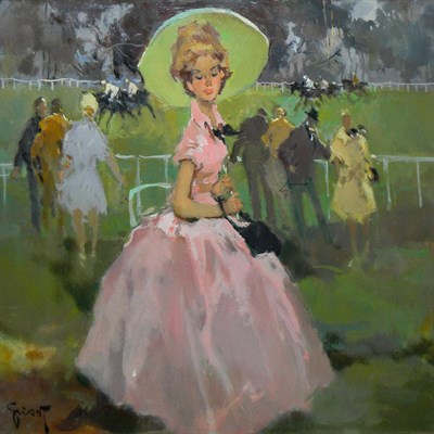 Lot 84 - Pierre Grisot French, 1911-1995 Woman at the...