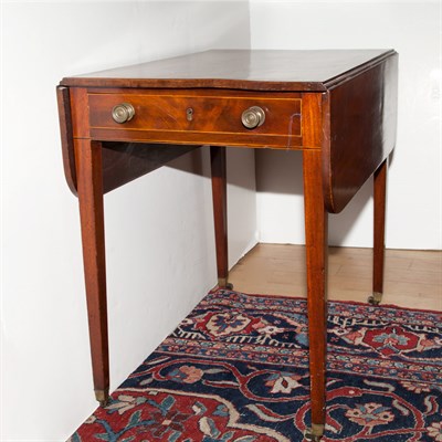 Lot 167 - George III Inlaid Mahogany Pembroke Table...