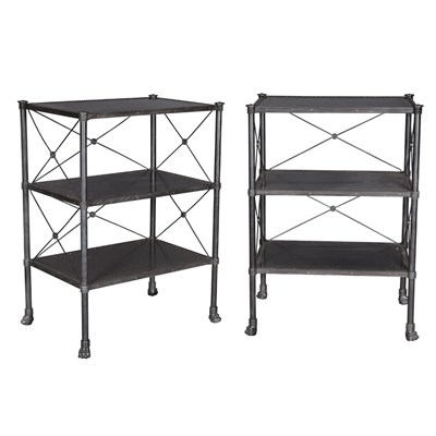 Lot 125 - Pair of Neoclassical Style Patinated-Metal...