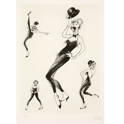 Lot 134 - Al Hirschfeld SHIRLEY MACLAINE Etching, 1984,...