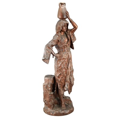 Lot 191 - Bronze Figure of Rebecca Cast from a model by...