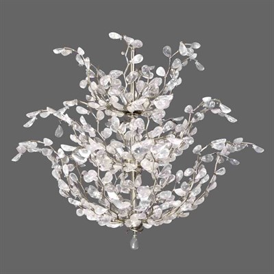 Lot 519A - Rock Crystal Twelve-Light Chandelier The...