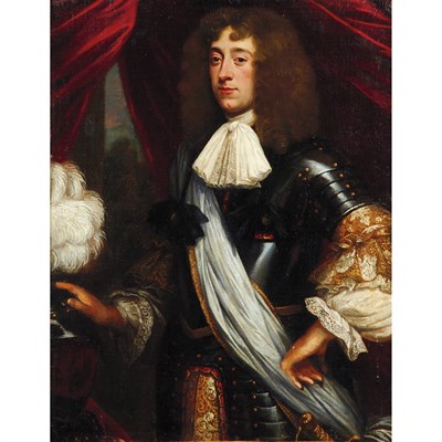 Lot 22 - French School 17th century Portrait of a...