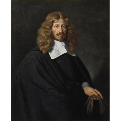 Lot 27 - Circle of Nicholas Maes Portrait of a Dutch...