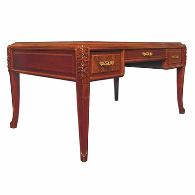 Lot 418 - Louis Majorelle Art Nouveau Carved Mahogany...
