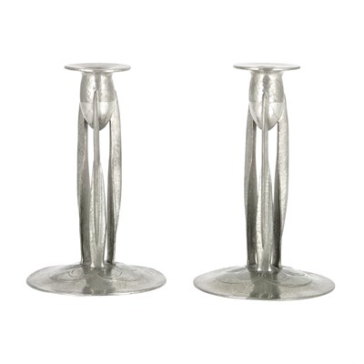 Lot 163 - Archibald Knox Scottish, 1864-1933 Pair of...
