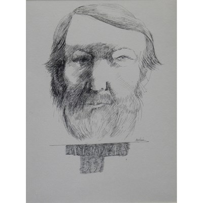 Lot 11A - Leonard Baskin American, 1922-2000 Self...