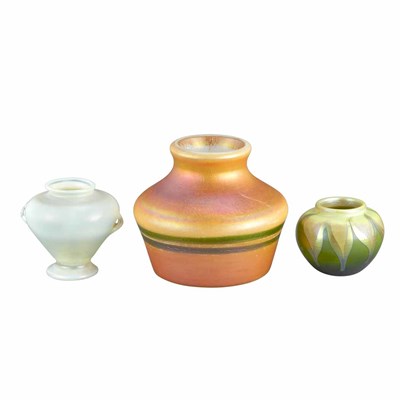 Lot 363 - Group of Tiffany Favrile Glass Miniature...