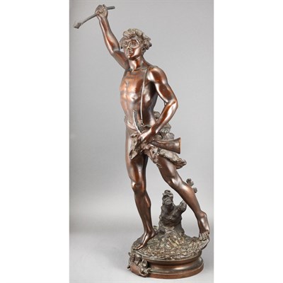 Lot 612 - Bronze Figure of Acteon Cast from a model by A....