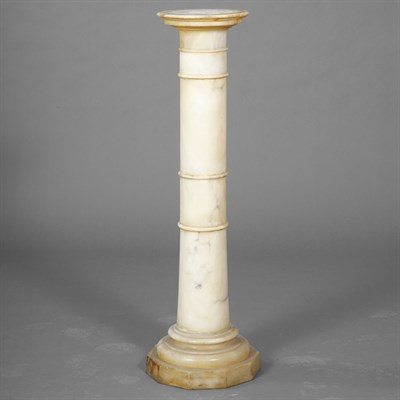 Lot 161 - Neoclassical Style White Marble Pedestal The...