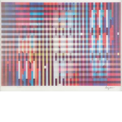 Lot 97 - Yaacov Agam SECRET RAINBOW Agamagraph, signed...
