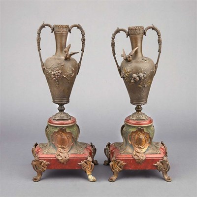 Lot 177 - Pair of Transitional Louis XV/Louis XVI Style...