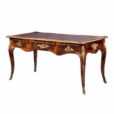 Lot 141 - Louis XV Style Gilt-Bronze Mounted Walnut...