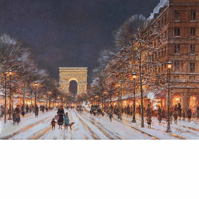 Lot 82 - Paul Renard French, 1941-1997 Winter on the...