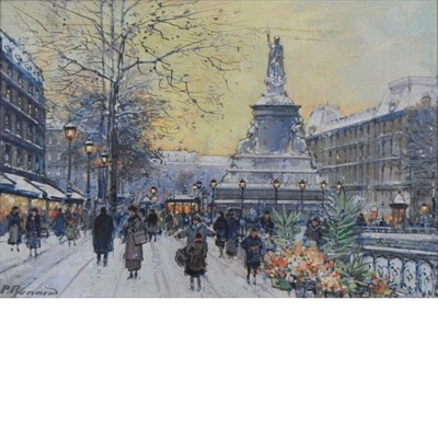 Lot 83 - Paul Renard French, 1941-1997 Paris Signed P....