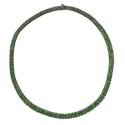 Lot 200 - Green Garnet Necklace, Gioia