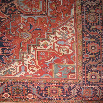 Lot 302 - Heriz Carpet Northwest Persia, circa 1925 The...