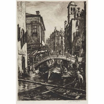Lot 299 - Muirhead Bone CANAL AND BRIDGE OF S S....