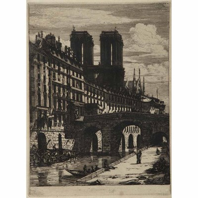 Lot 434 - Charles Meryon (1821-1868) LE PETIT PONT...