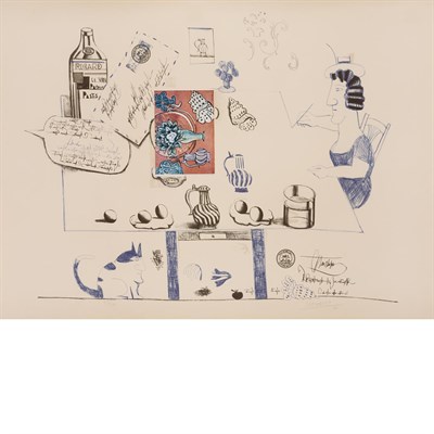 Lot 533 - Saul Steinberg (1914-1999) MATISSE POSTCARD...
