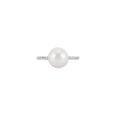 Lot 245 - Antique Platinum, Gold, Pearl and Diamond Ring, Marcus & Co.