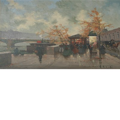 Lot 87 - Henri Alexis Schaeffer French, 1900-1975 Along...