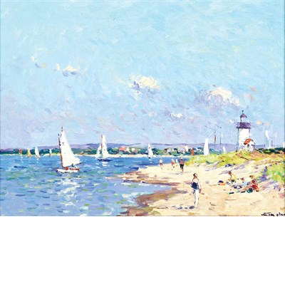 Lot 95 - Niek van der Plas Dutch, b. 1954 Nantucket...