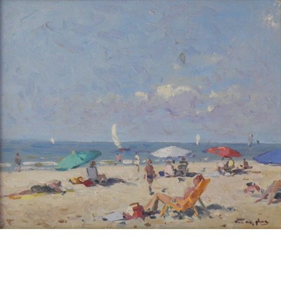 Lot 94 - Niek van der Plas Dutch, b. 1954 Afternoon at...
