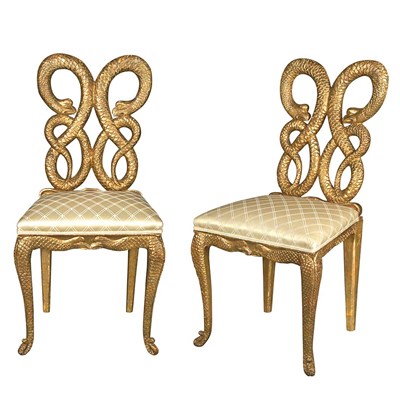 Lot 536 - Pair of Continental Neoclassical Style...